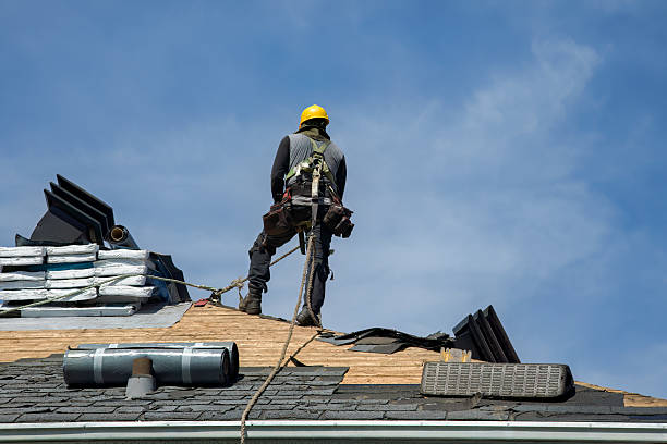 Professional Roofing technician working in Delta, OH
